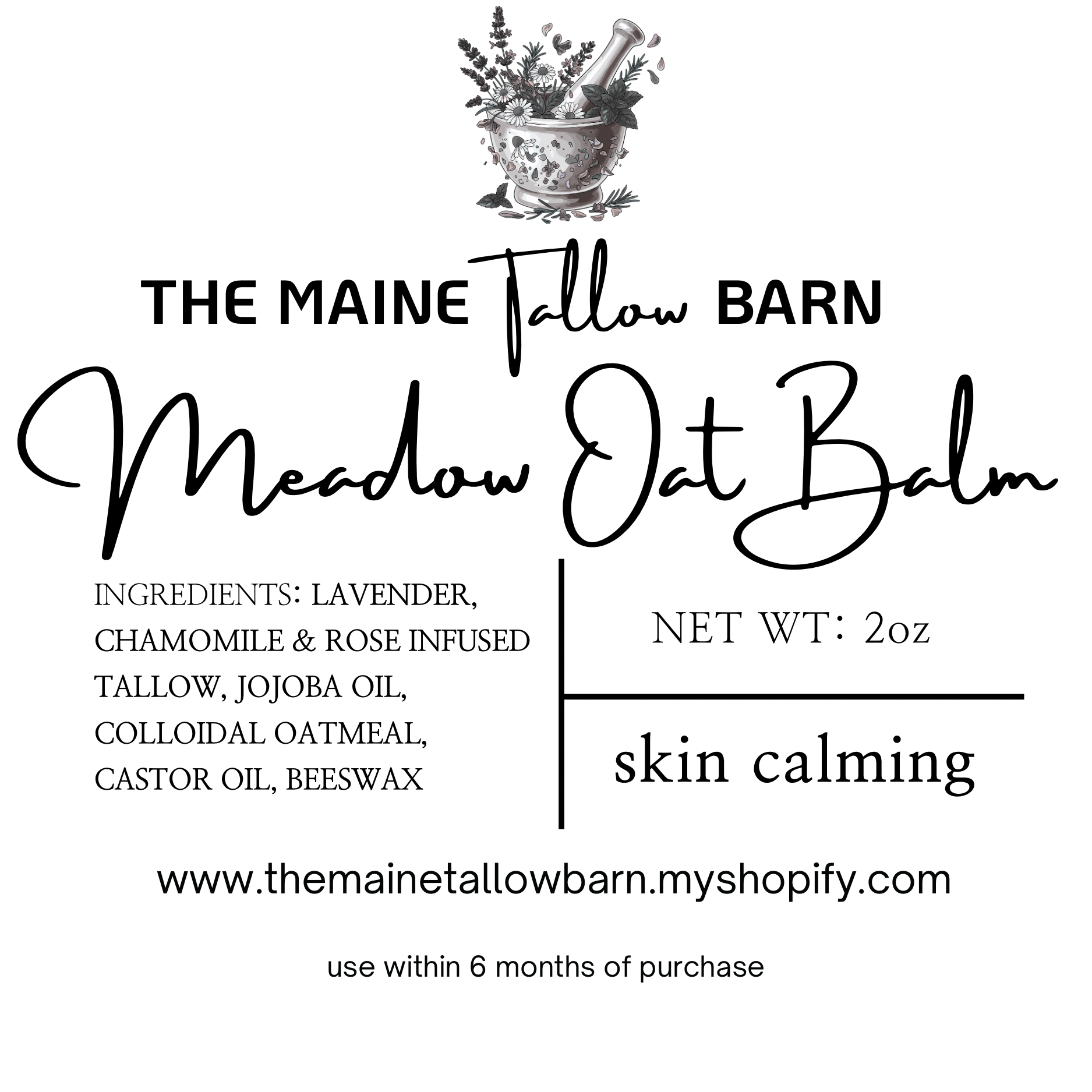 The Calming Meadow Collection - for irritated skin
