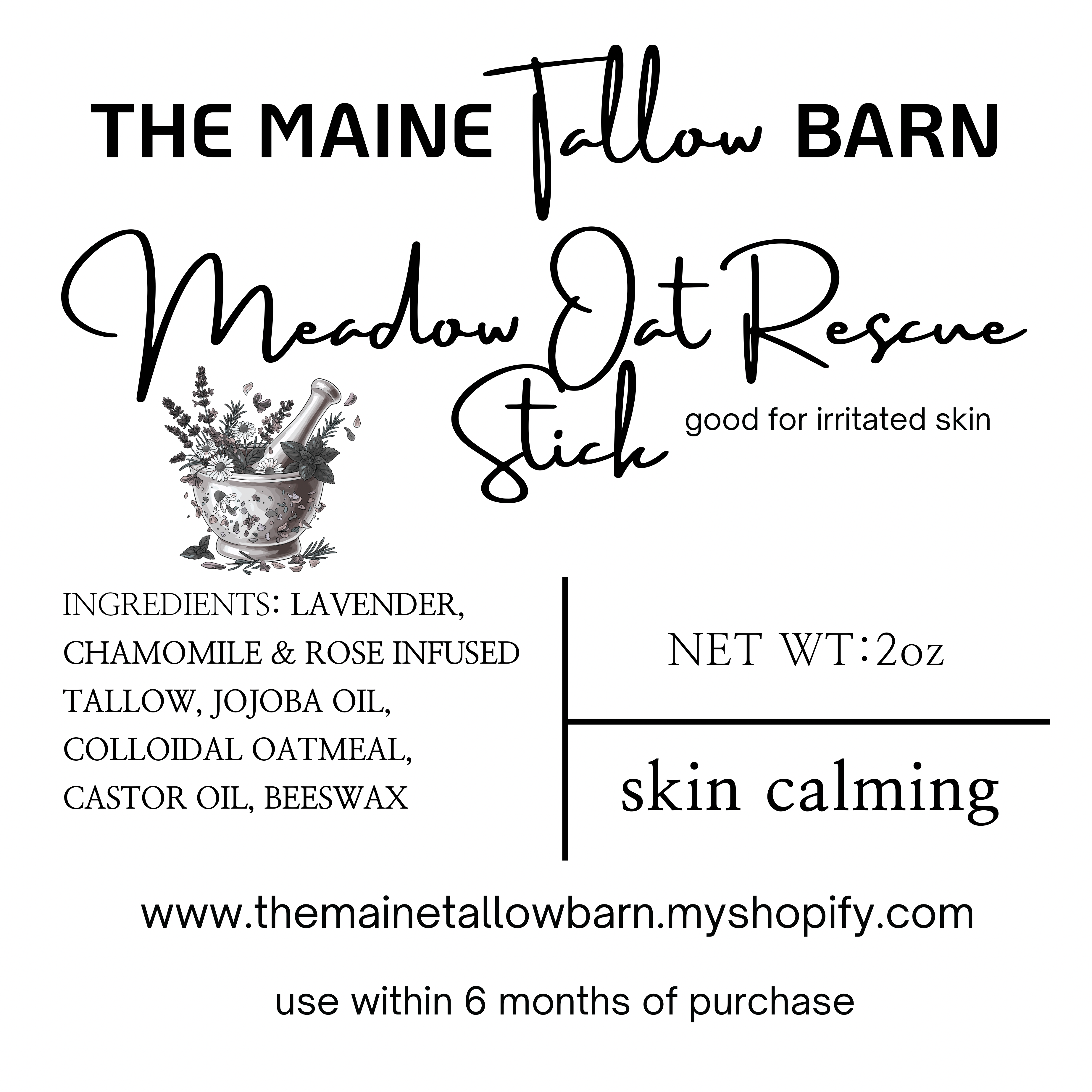 The Calming Meadow Collection - for irritated skin