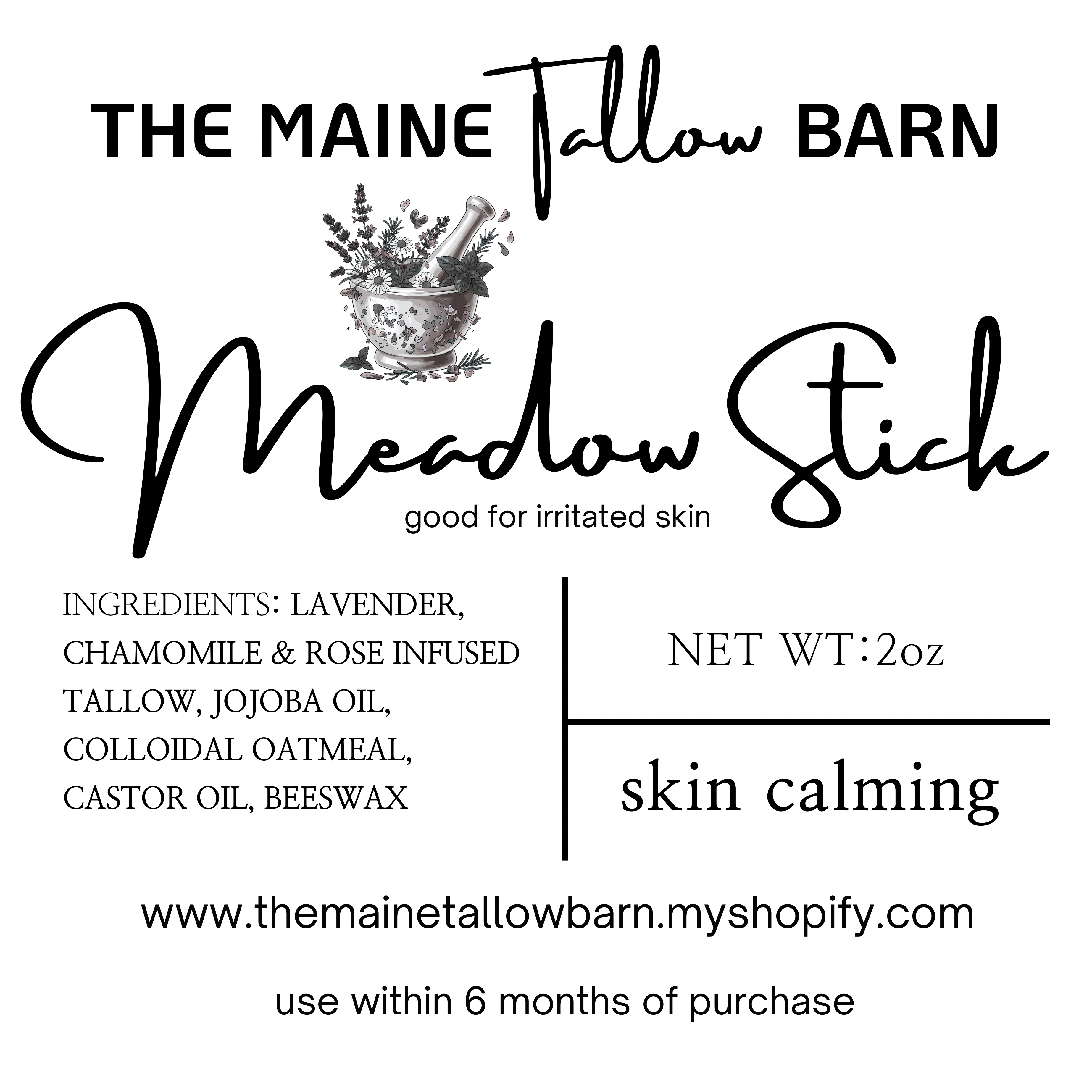 The Calming Meadow Collection - for irritated skin
