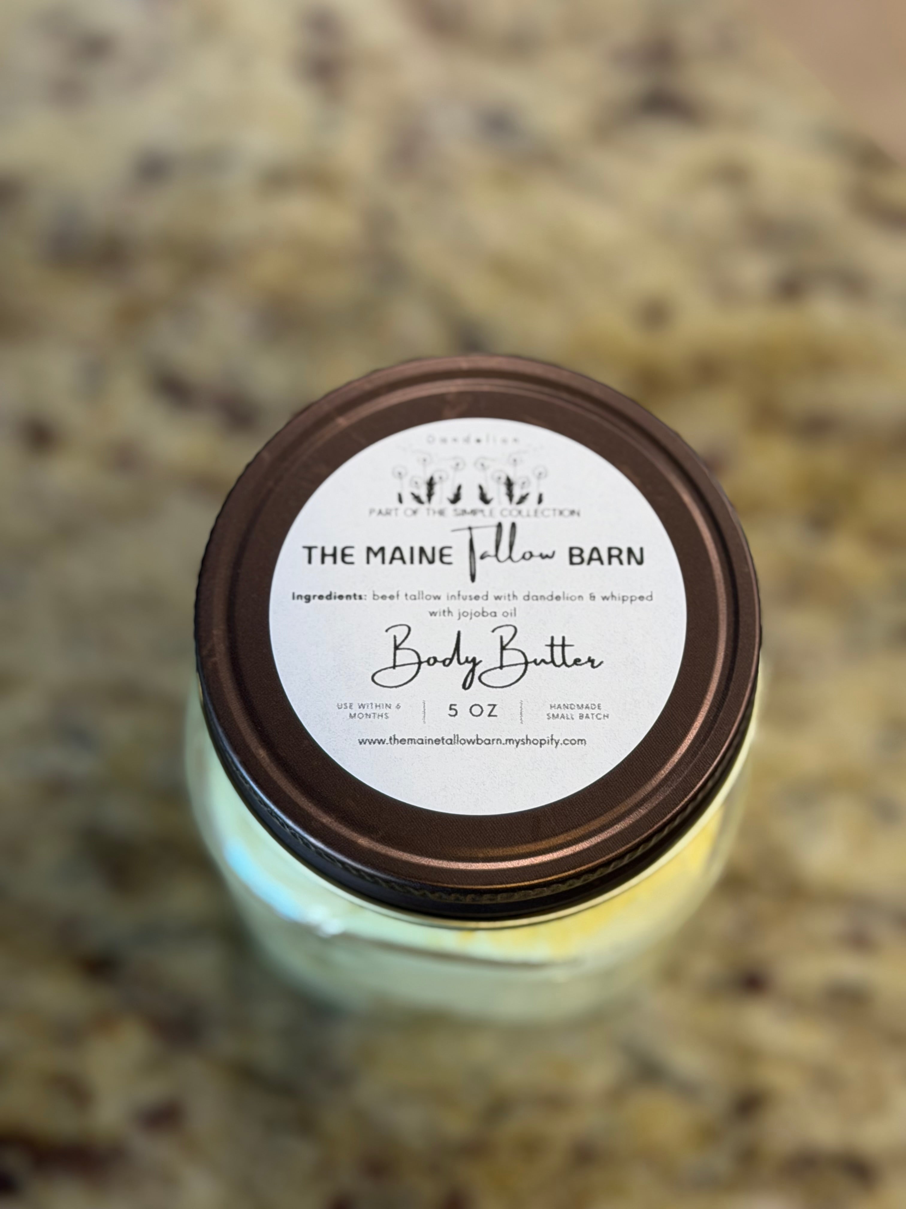 DANDELION Body Butter - 5oz jars